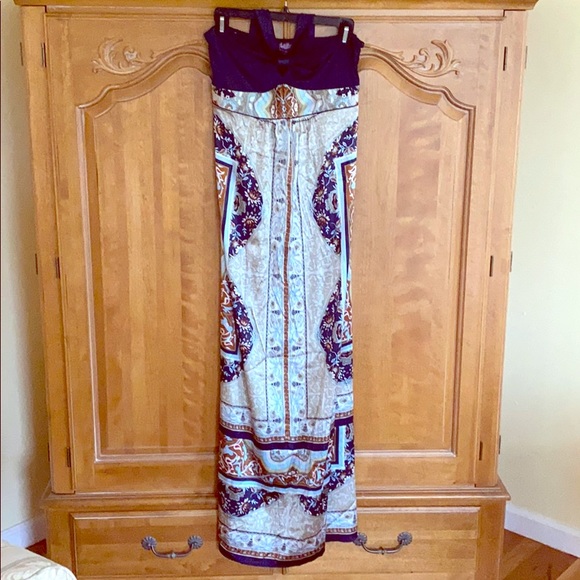 Hale Bob Halter Maxi Dress, Size M - Picture 2 of 10